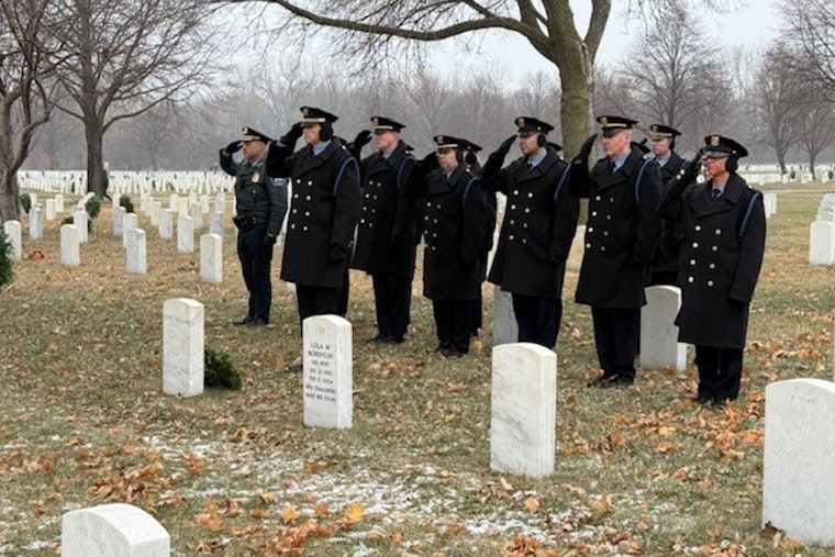 Minneapolis Police Honor Fallen Veterans and Former Officers at Wreaths Across America Ceremony
