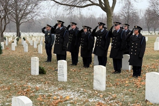 Minneapolis Police Honor Fallen Veterans and Former Officers at Wreaths Across America Ceremony