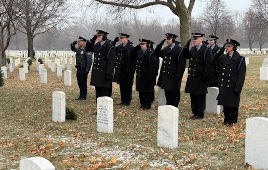 Minneapolis Police Honor Fallen Veterans and Former Officers at Wreaths Across America Ceremony