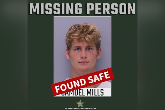 Missing 21-Year-Old with Traumatic Brain Injury Found Safe in St. Johns County