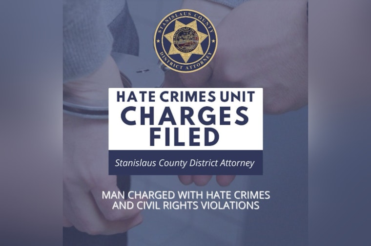Modesto Man Charged with Hate Crimes, Facing $400K Bail and Protective Orders