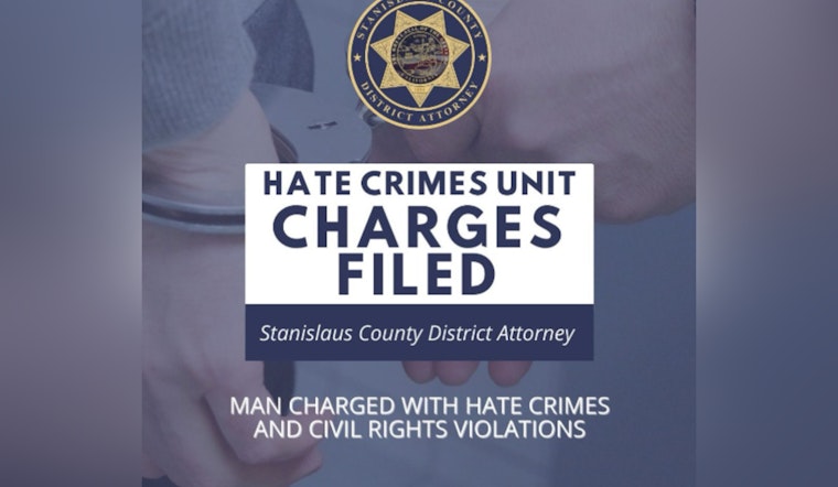 Modesto Man Charged with Hate Crimes, Facing $400K Bail and Protective Orders
