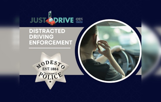 Modesto Police to Ramp Up Hands-Free Driving Enforcement During Holidays
