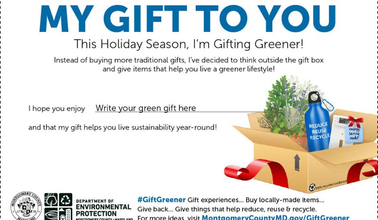 Montgomery County Launches 'Gift Outside the Box' Campaign to Champion Sustainable Gifting and Support Local Economy