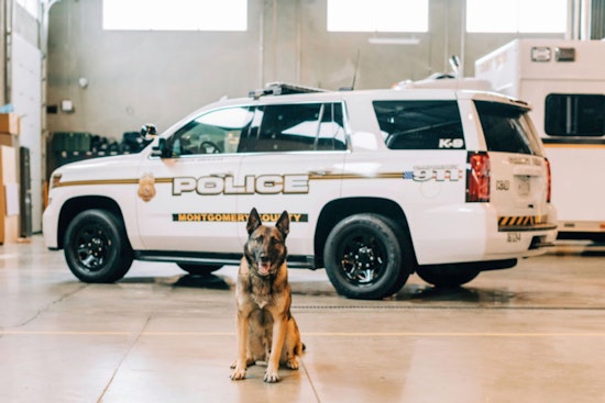 Montgomery County Mourns Loss of K-9 Monte, a Valued Police Force Member and Community Hero
