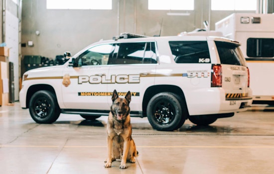 Montgomery County Mourns Loss of K-9 Monte, a Valued Police Force Member and Community Hero