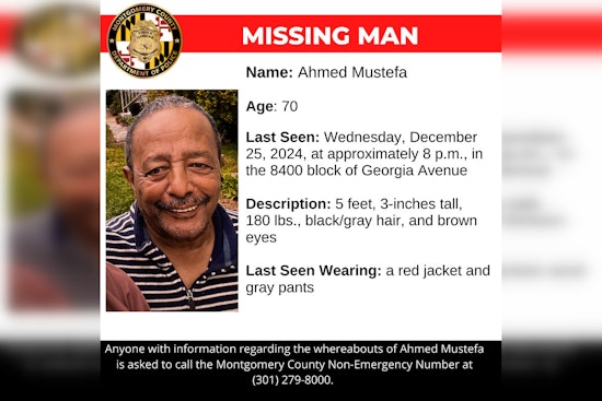 Montgomery County Police Seek Public's Help Finding Missing 70-Year-Old Ahmed Mustefa