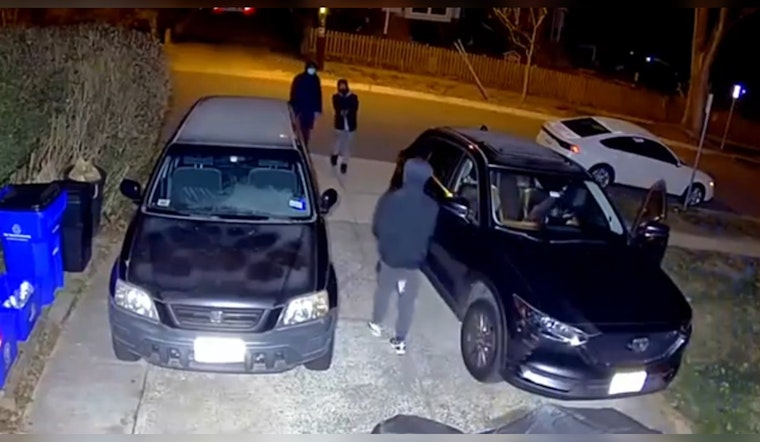 Montgomery County Police Seeking Four Suspects in Vehicle Break-Ins and Vandalism Spree
