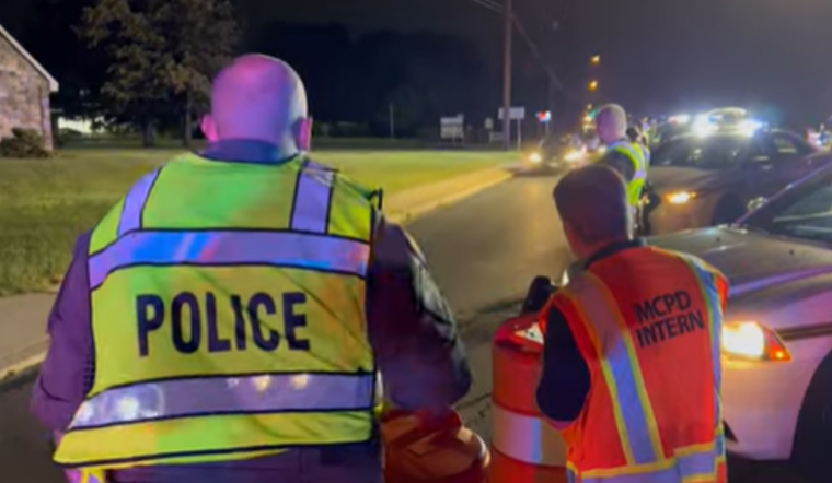 Montgomery County Police to Implement Impaired Driving Sobriety Checkpoint Friday Night