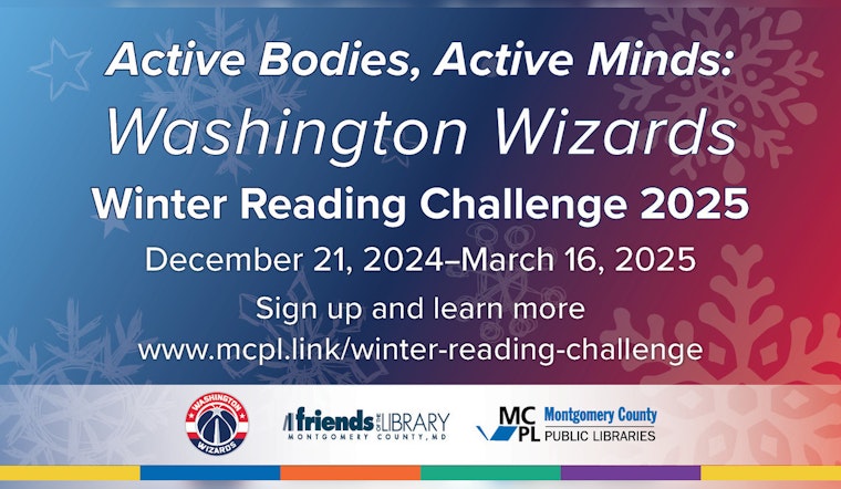 Montgomery County Teams Up With Washington Wizards for "Active Bodies, Active Minds" Winter Reading Challenge