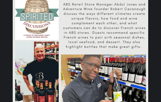 Montgomery County's ABS Podcast Uncorks the Essentials of French Wine Selection and Pairing