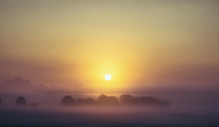 Morning Fog Covers Tampa as Weekend Weather Brings Sun and a Chance of Showers