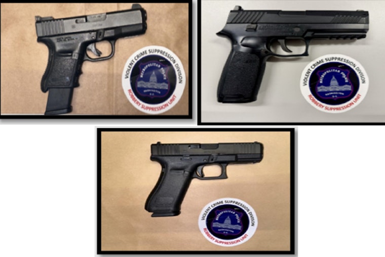 MPD Confiscates 37 Illegal Firearms in One Week Amid Ongoing Campaign Against Gun Violence in D.C.