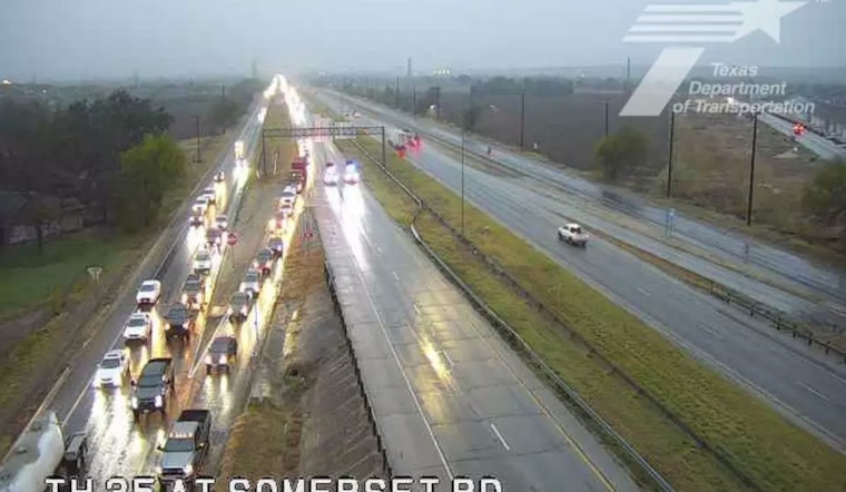 Multiple Accidents Snarl Traffic in San Antonio, Including Major 18-Wheeler Rollover on I-35