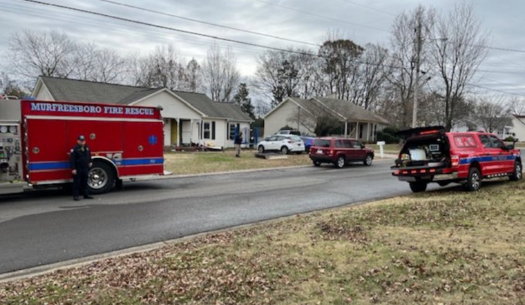 Murfreesboro Resident Injured in Bedroom Blaze, MFRD Battles Fire