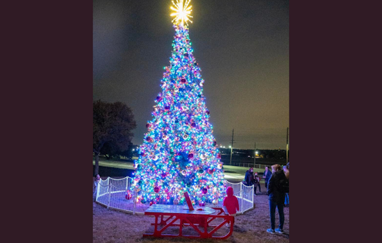 NAS JRB Fort Worth Celebrates with Sparkling Winter Wonderland and Christmas Tree Lighting Event