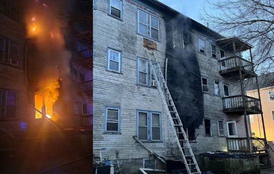 New Bedford Apartment Fire Leaves 15 Displaced, No Injuries Reported as Firefighters Contain Blaze