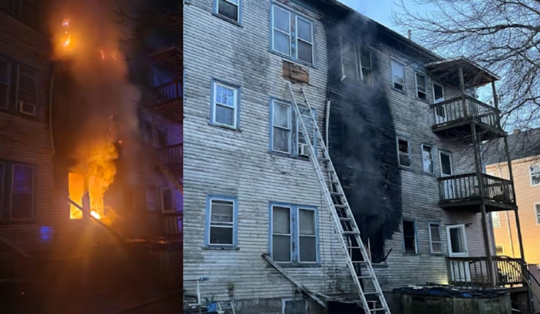 New Bedford Apartment Fire Leaves 15 Displaced, No Injuries Reported as Firefighters Contain Blaze
