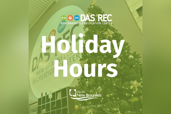 New Braunfels' Das Rec Announces Festive Period Operating Hours for Holiday Season