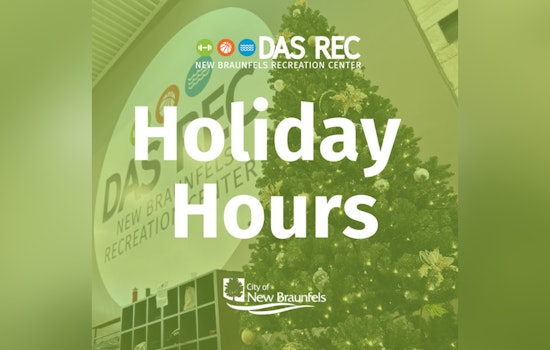 New Braunfels' Das Rec Announces Festive Period Operating Hours for Holiday Season