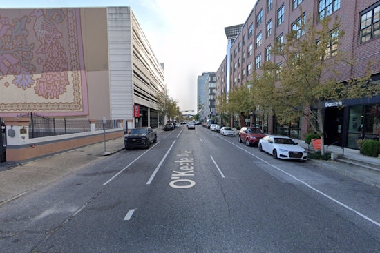 New Orleans' O'Keefe Avenue Reopens for Pedestrian Traffic After Structural Collapse of Historic Turners' Hall