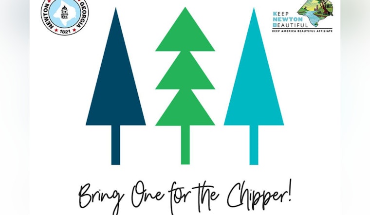 Newton County Invites Residents to Recycle Christmas Trees for 'Bring One for the Chipper' Program