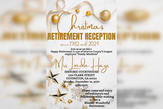 Newton County to Honor Superior Court Clerk Linda Hays with Retirement Celebration After 42 Years of Service