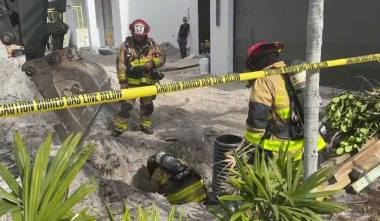 No Injuries After Fort Lauderdale Fire Crews Cap Gas Leak at Construction Site