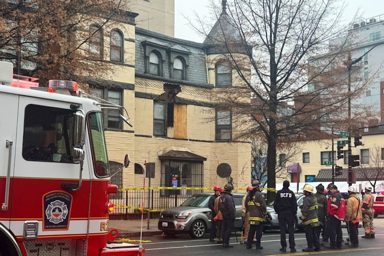 No Injuries as Vacant Building on 11th and M Streets NW in Washington D.C. Partially Collapses