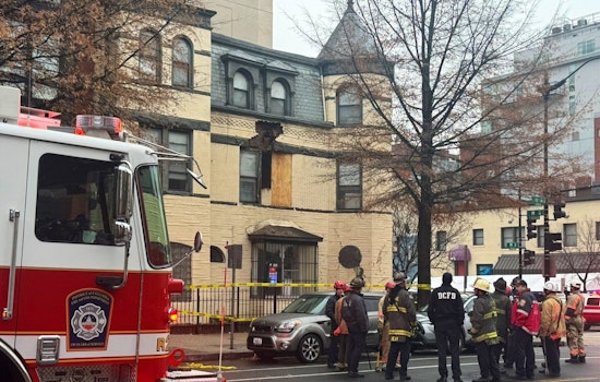 No Injuries as Vacant Building on 11th and M Streets NW in Washington D.C. Partially Collapses