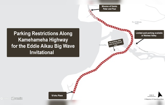 North Shore Braces for Eddie Aikau Big Wave Invitational with Strict Parking Rules on Kamehameha Highway
