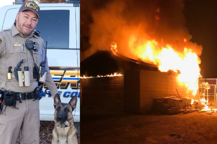 Nye County Deputy and K9 Partner Heroically Escape Fire; Community Rallies with Support