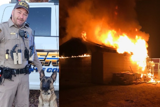 Nye County Deputy and K9 Partner Heroically Escape Fire; Community Rallies with Support