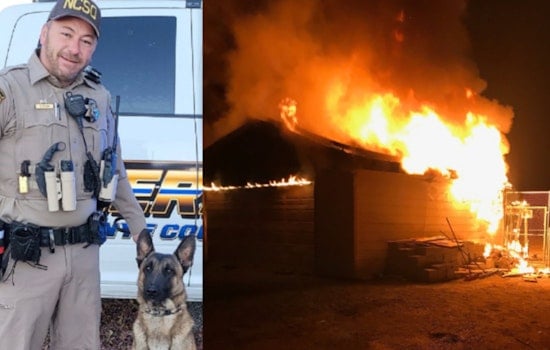 Nye County Deputy and K9 Partner Heroically Escape Fire; Community Rallies with Support