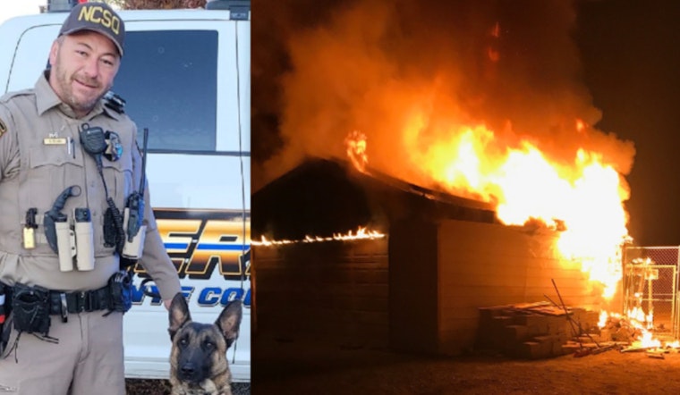 Nye County Deputy and K9 Partner Heroically Escape Fire; Community Rallies with Support