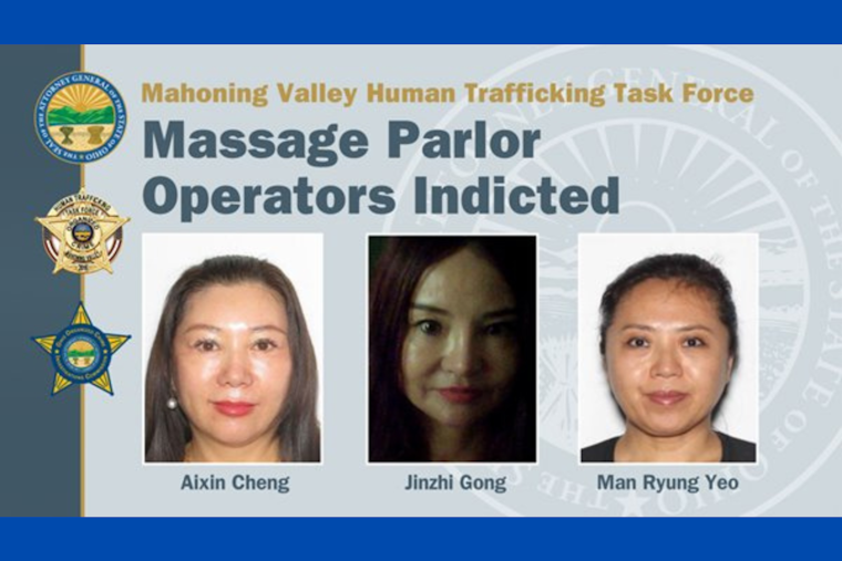 Ohio AG and Mahoning County Sheriff Indict Trio on Human Trafficking and Prostitution Charges