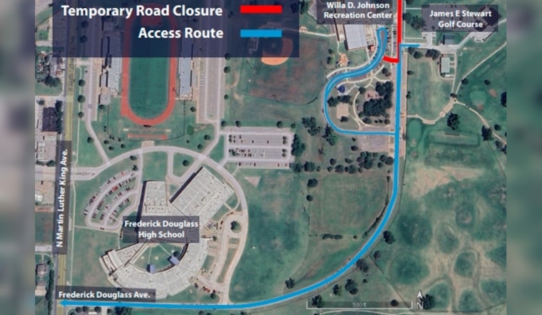 Oklahoma City Announces Closure of Frederick Douglass Avenue with Detours for Recreation Center and Golf Course Access