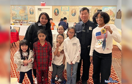 Olympian Lauren Scruggs Shares Success Tips with Boston Youth in BPD's H.O.P.E. Taekwondo Program