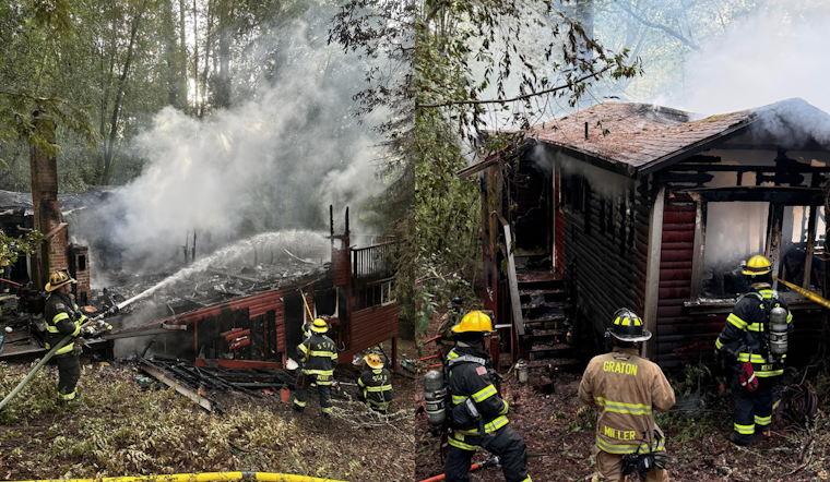 One Confirmed Fatality in Forestville Cabin Fire, Sonoma County Firefighters Prevent Spread