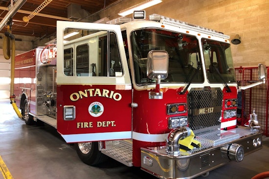 Ontario Fire Department Tackles Hazardous Chemical Blaze, Four Firefighters Receive Medical Care
