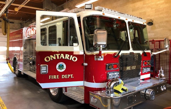 Ontario Fire Department Tackles Hazardous Chemical Blaze, Four Firefighters Receive Medical Care