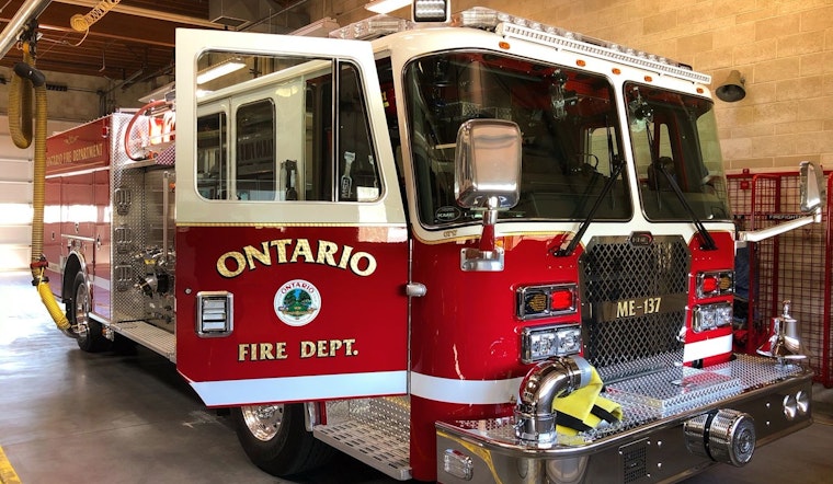 Ontario Fire Department Tackles Hazardous Chemical Blaze, Four Firefighters Receive Medical Care