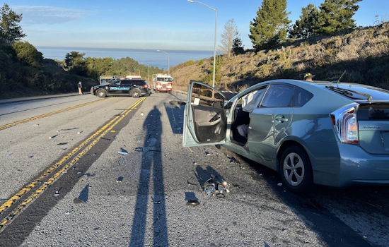 Pacifica Police Investigation Underway After Sunrise Glare Leads to Three-Vehicle Collision on Fassler Avenue