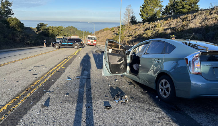 Pacifica Police Investigation Underway After Sunrise Glare Leads to Three-Vehicle Collision on Fassler Avenue
