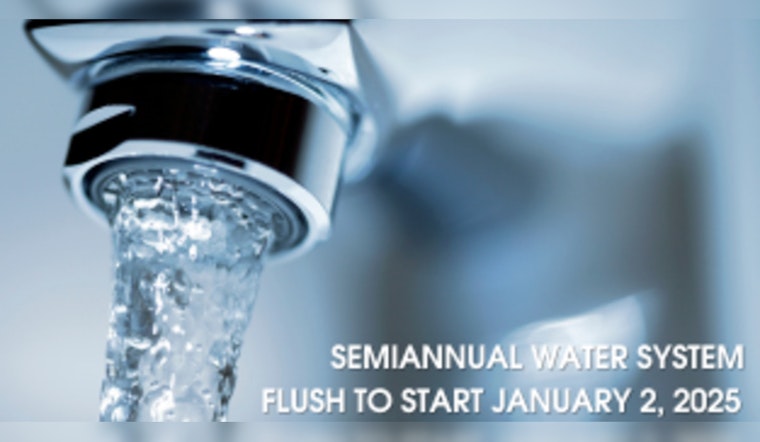 Palm Beach County to Start Semiannual Water System Flush on January 2, 2025