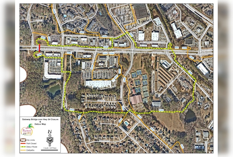 Peachtree City Trail Closures Announced for Maintenance, Detours in Place