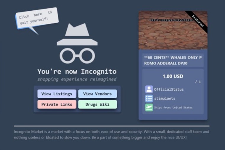 "Pharaoh" of the Dark Web Pleads Guilty, Operator of 'Incognito Market' Awaits Life Sentence for Global Narcotics Trade