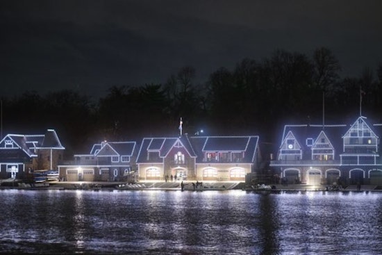 Philadelphia's Boathouse Row Glows with Multicultural Holiday Lights, Celebrating Seasonal Traditions