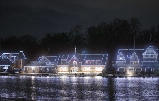 Philadelphia's Boathouse Row Glows with Multicultural Holiday Lights, Celebrating Seasonal Traditions