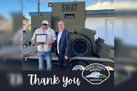 Pierce County Business Owner Honored with PCSD Impact Award for Enhancing SWAT Team Safety